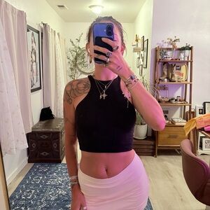 Sincerely Jules Black Crop Top